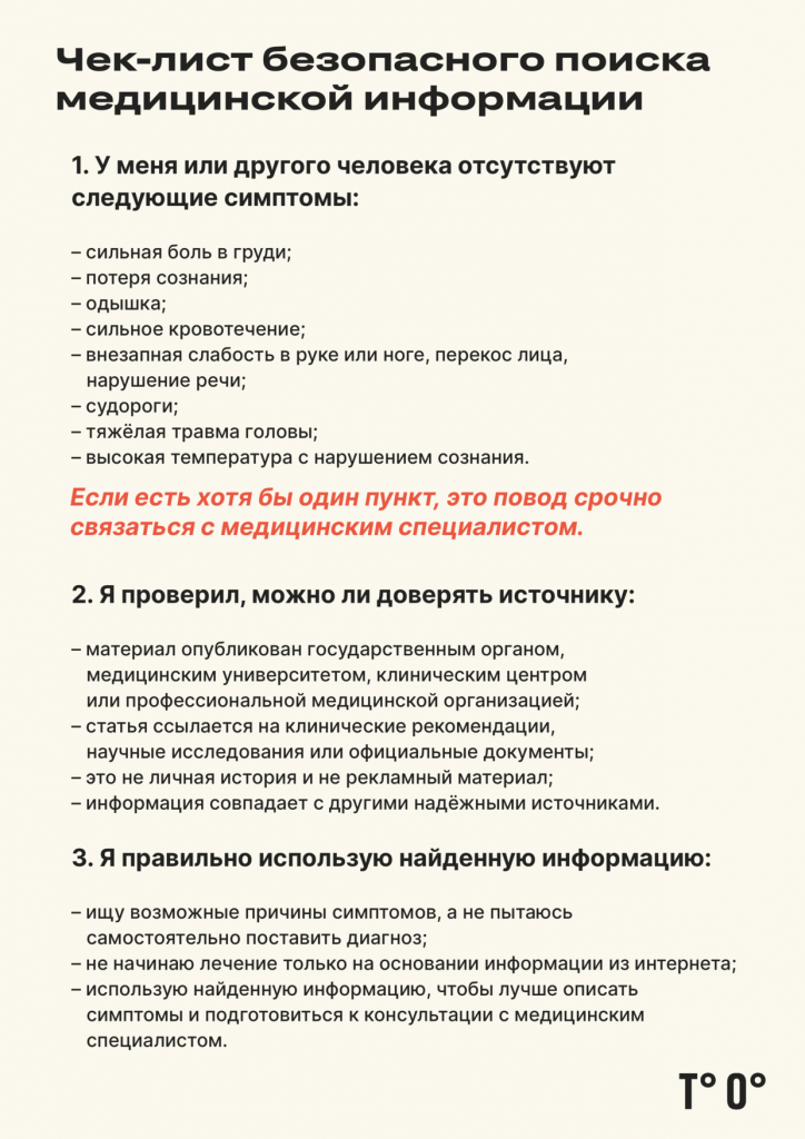 Как правильно гуглить информацию о здоровье 5 Как правильно гуглить информацию о здоровье