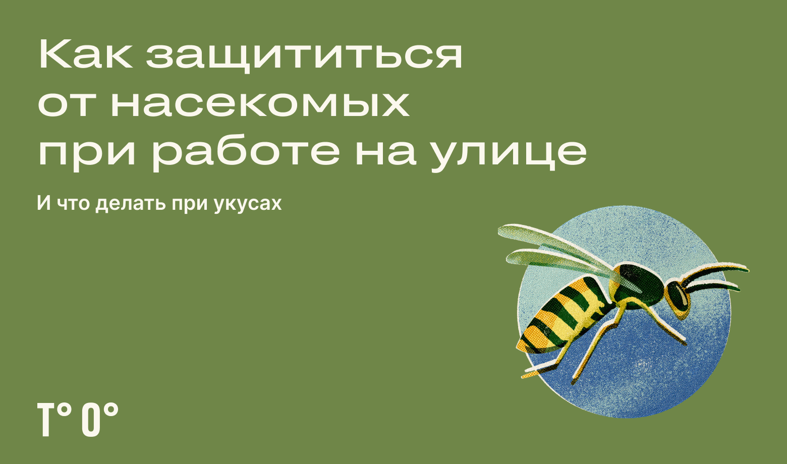 Как защититься от насекомых при работе на улице — Трудовая оборона